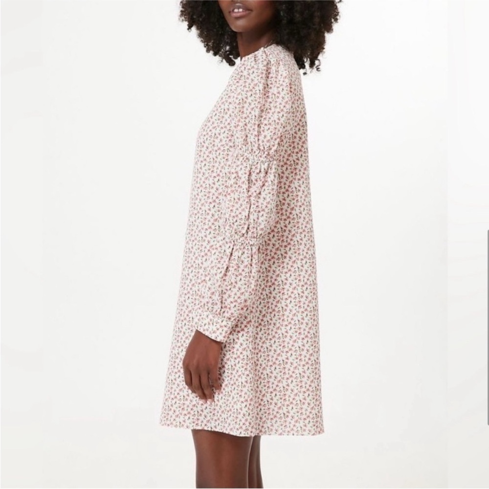 Tuckernuck Hyacinth House Textured Floral Puff Sleeve Clemons Mini Dress NWT - Picture 4 of 13
